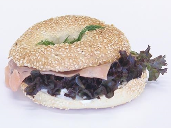 Bagel zalm en roomkaas
