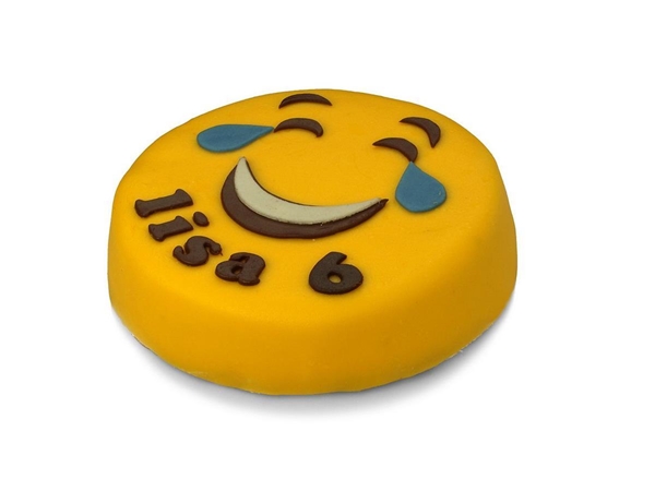 Emoji lachend taart rond&nbsp;12 personen
