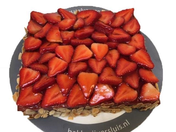 Aardbeien taart