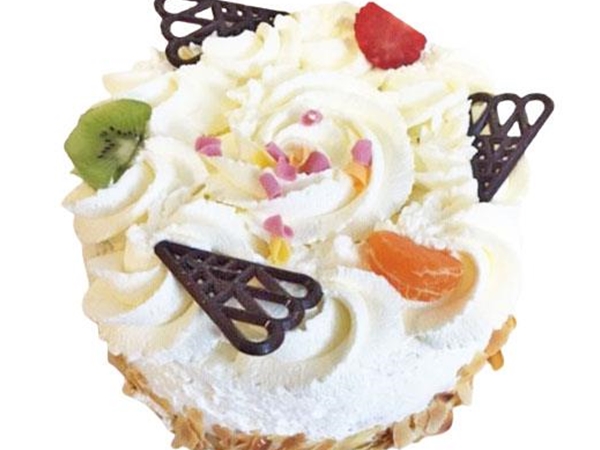 Slagroomtaartje 6 pers.