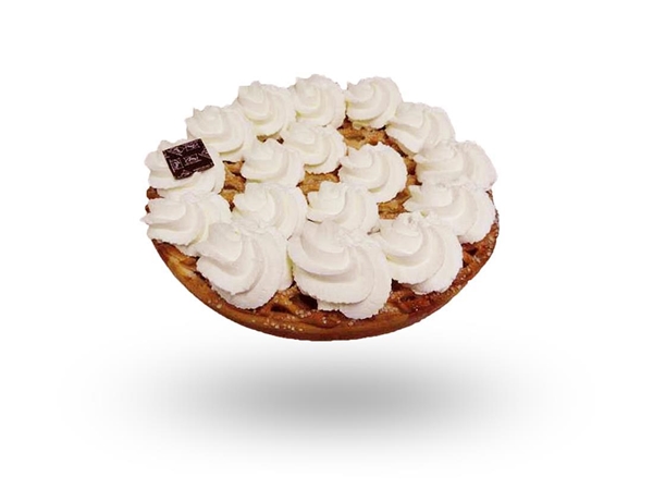 Appelvlaai + slagroom