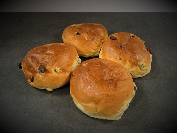 Roz./Krentenbollen (4st.)