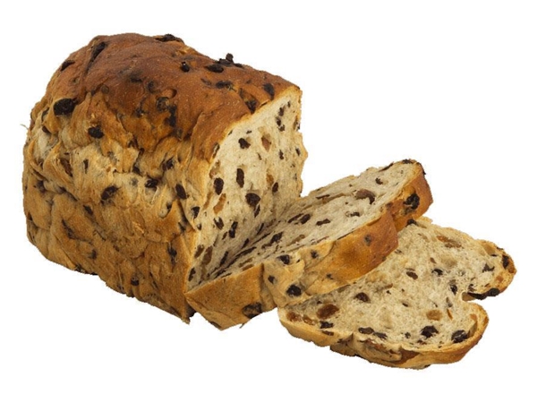 Krenten- of rozijnenbrood, 5 sneetjes