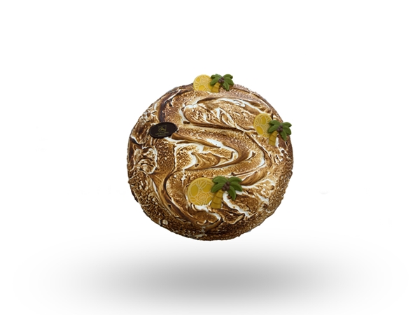 Peren nougatine vlaai