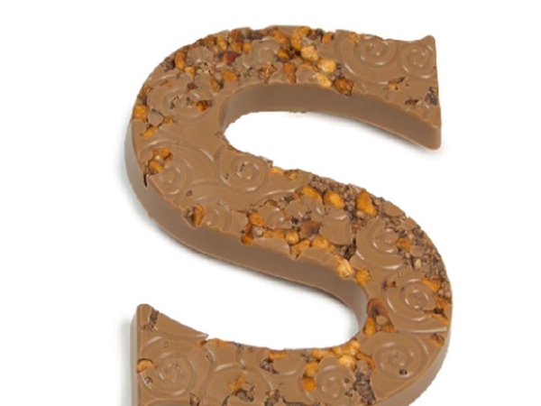 Chocoladeletter hazelnoot koffie S