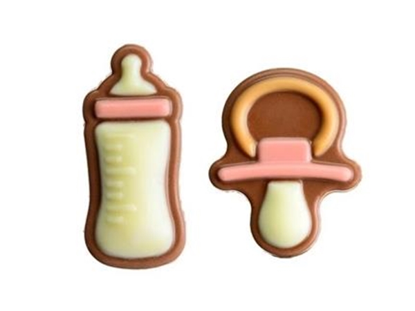 Chocolade flesjes en speentjes girl,150g